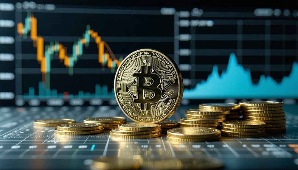 Illustration de minage de cryptomonnaie avec KCPoints